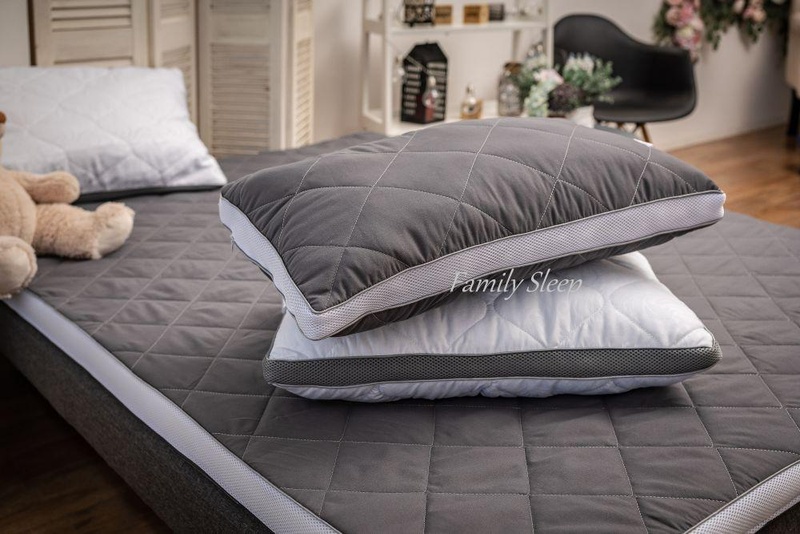 Подушка анатомическая Strong Sleep 3D collection Gray-White 60x40