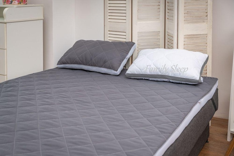 Подушка анатомічна Strong Sleep 3D collection Gray-White 60x40