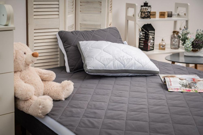 Подушка анатомічна Strong Sleep 3D collection Gray-White 60x40